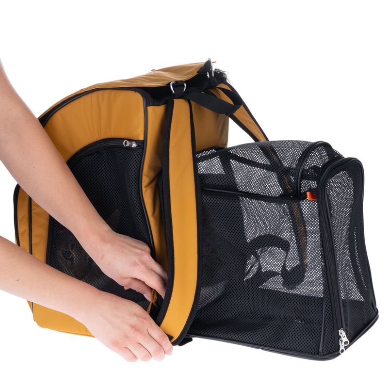 TIAKI Backpack for Pets with Extension 26 x 31 x 43cm (L x W x H)