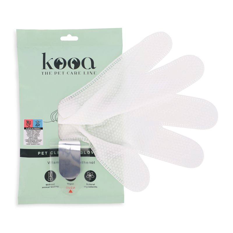 kooa Pet Cleaning Gloves 3 Pairs (6 Gloves)