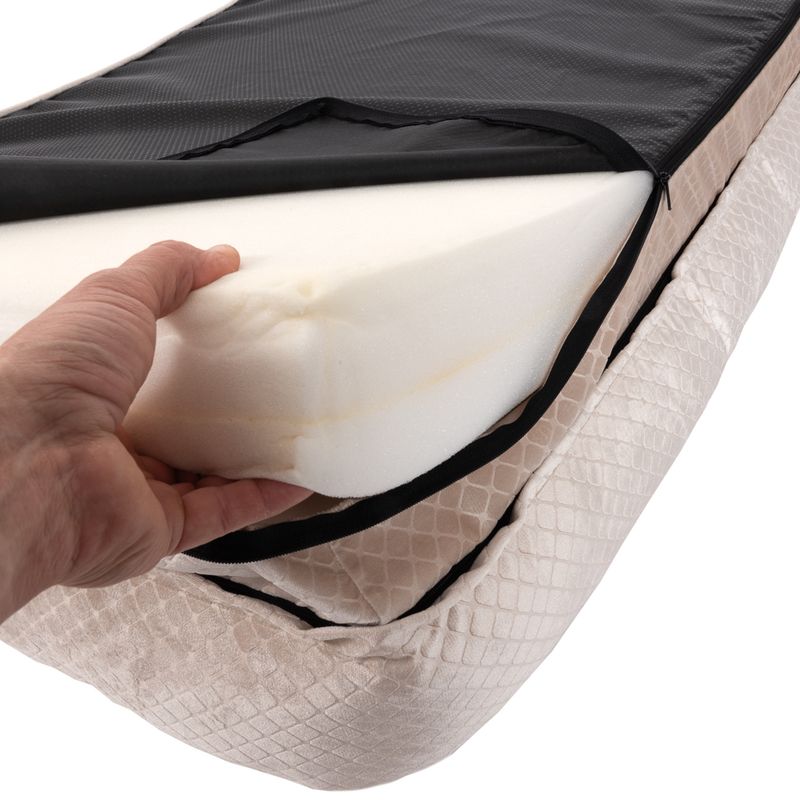 TIAKI Wellness Cuddly Sofa Brown: 100 x 65 x 30cm (L x W x H)