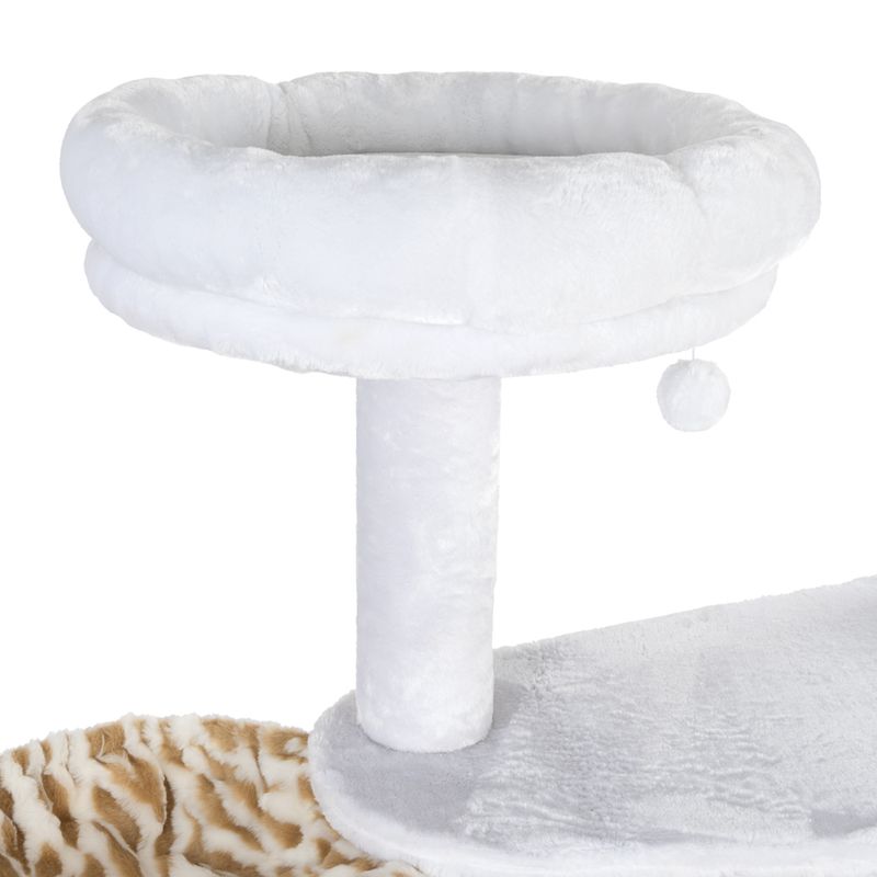 White Tiger XXL Cat Tree White (2 packages)