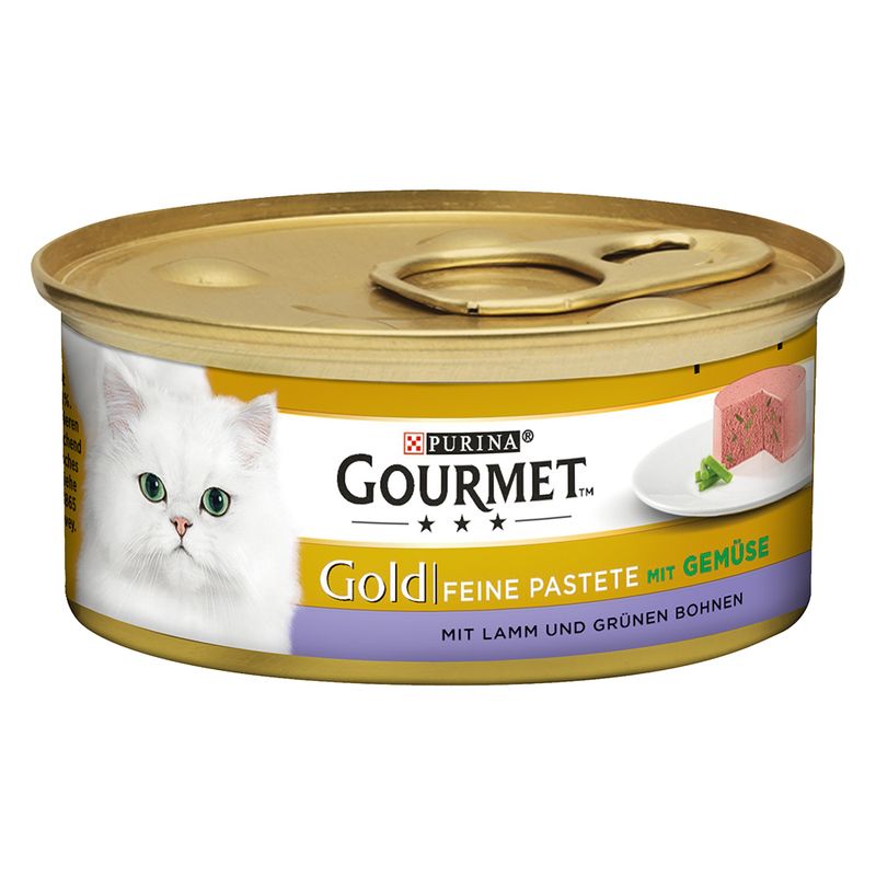 Gourmet Gold Pâté Recipes Saver Pack 24 x 85g Meat & Fish Mixed Pack (Rabbit, Chicken, Salmon, Kidney)