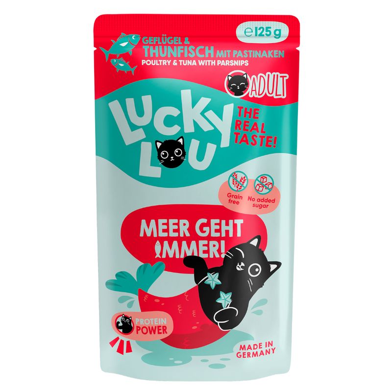 Lucky Lou Adult 16 x 125g Poultry