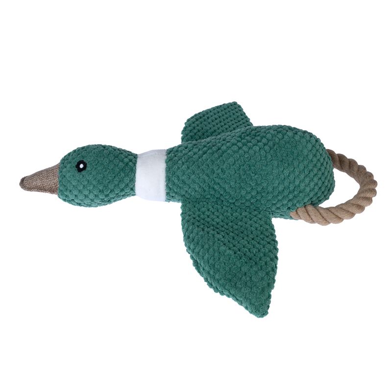 TIAKI Duck with Rope Dog Toy 35 x 32.5 x 8 cm (L x W x H)
