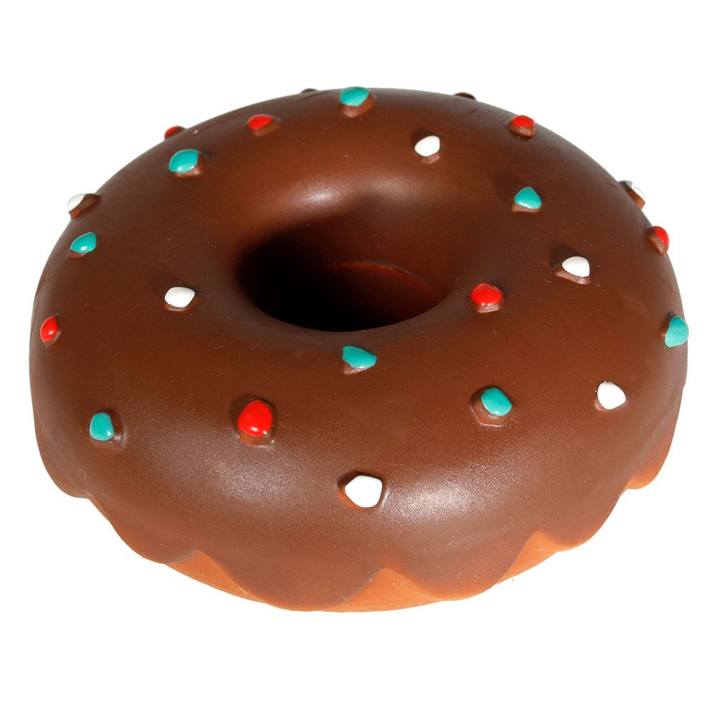 Karlie Doggy Donut Latex Dog Toy diameter 12cm