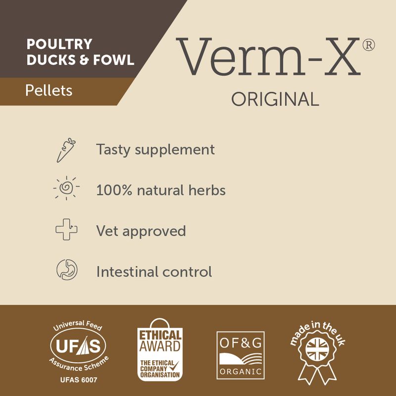 Verm-x poultry pellets 750 g