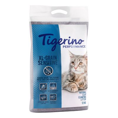 Tigerino Performance XL-Grain Sensitive Cat Litter – Unscented 12kg