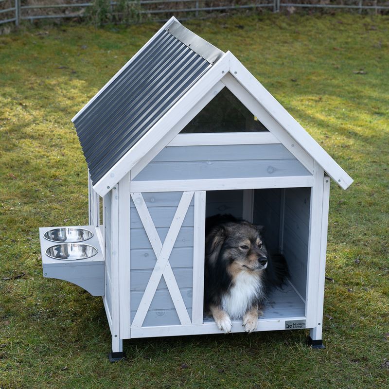 Modern Living Belmont Outdoor Dog Kennel approx. 101 x 92 x 95.5 cm (L x W x H)