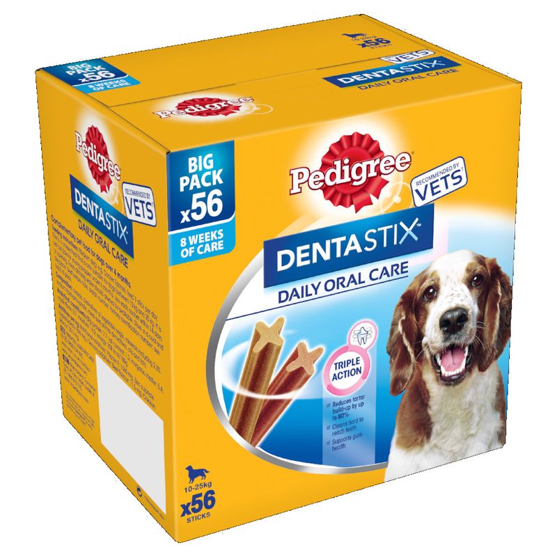 Pedigree Dentastix: 56 Regular & 28 Fresh - Bundle Pack!* Large Dentastix (56 Sticks) & Fresh (28 Sticks)