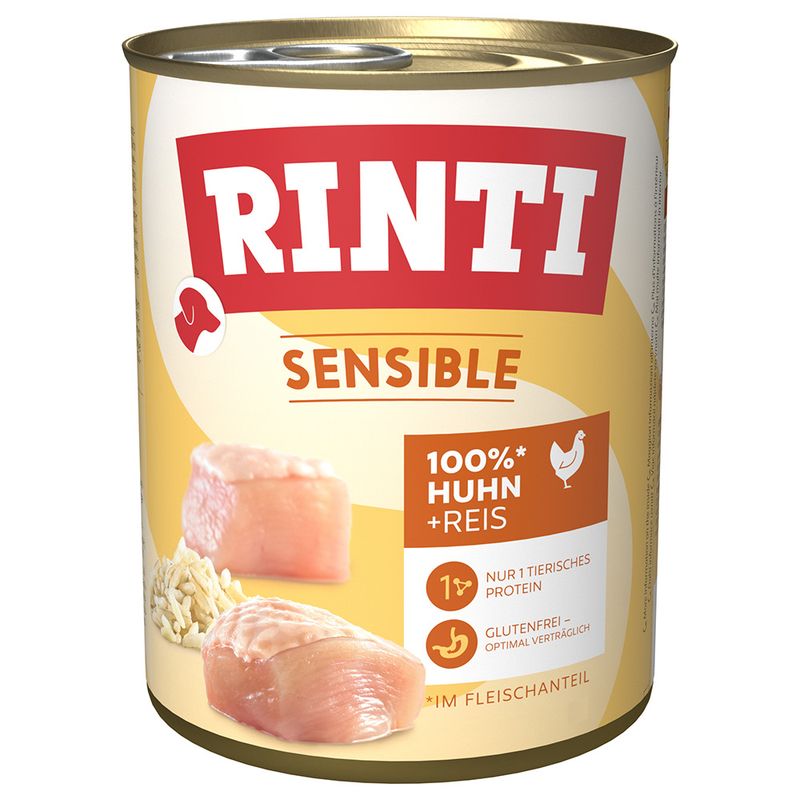 RINTI Sensitive Saver Pack 24 x 800g Chicken & Rice