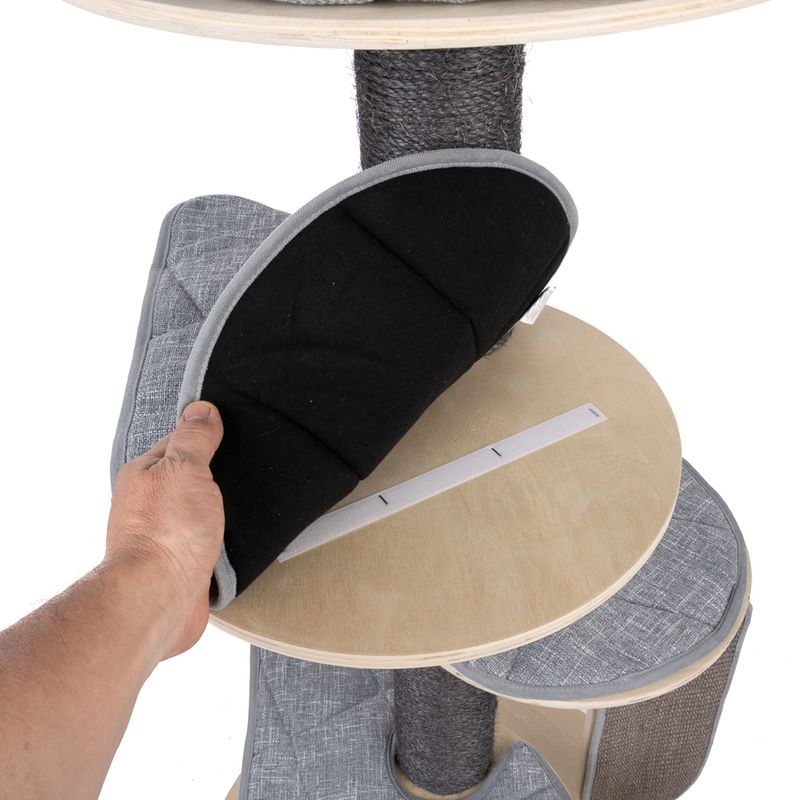 Modern Living Moraira Scratching Post Natural / dark grey