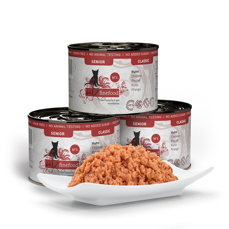 catz finefood Senior Saver Pack 24 x 200g Mixed Pack (3 Varieties)