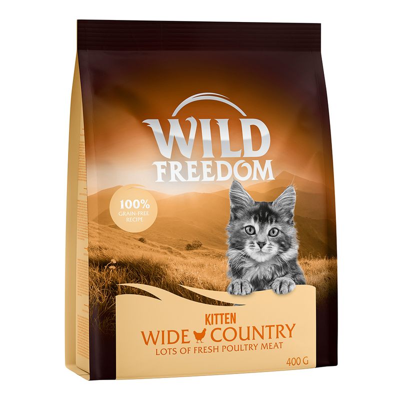 3 x 400g Wild Freedom Dry Cat Food - Try Now! Adult \