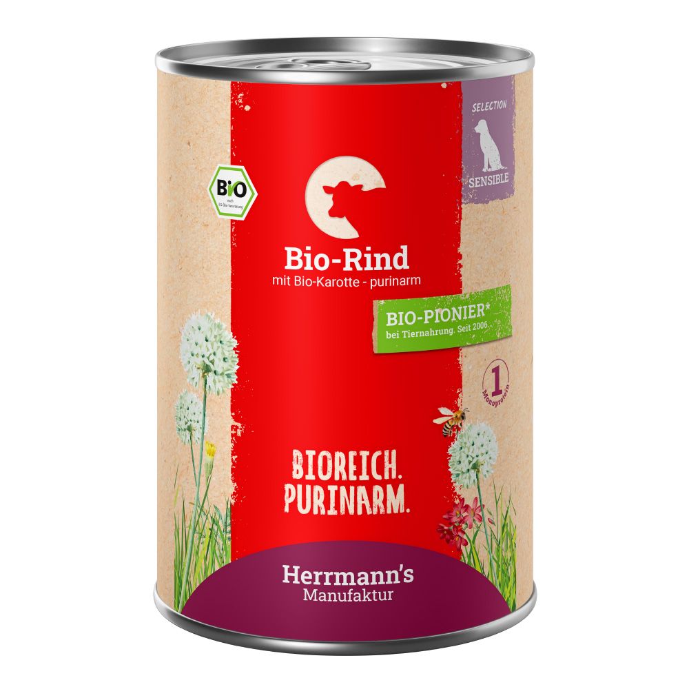 Herrmann's Selection Sensible Saver Pack 24 x 400g Goat with Organic Beetroot & Organic Millet