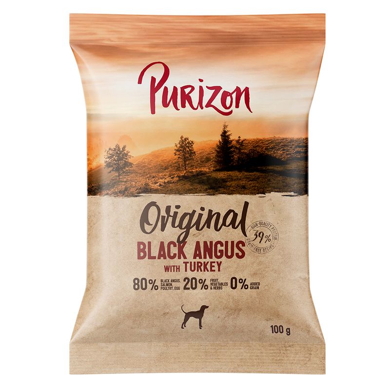 Purizon Black Angus Beef with Turkey Adult – Grain-free 100g