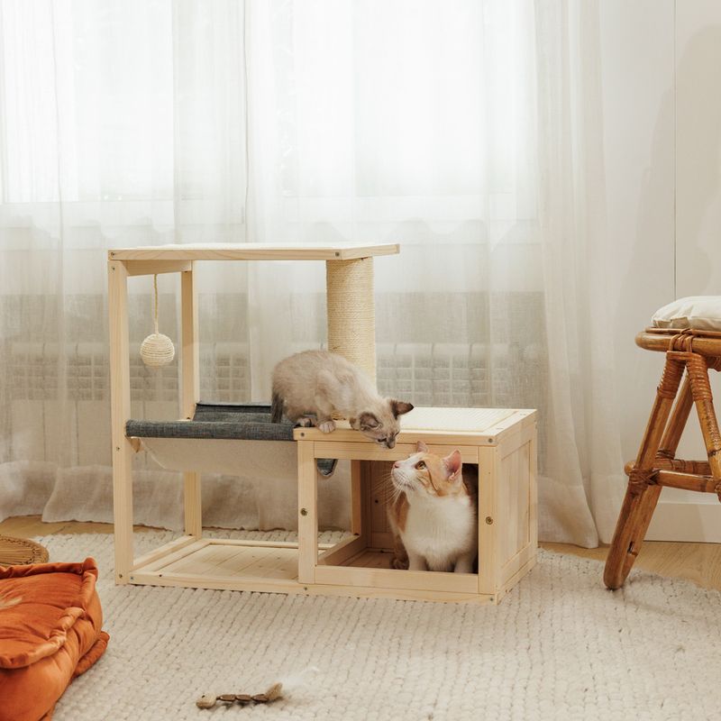 Modern Living Bora Bora Cat House 70 x 35 x 60cm (L x W x H)