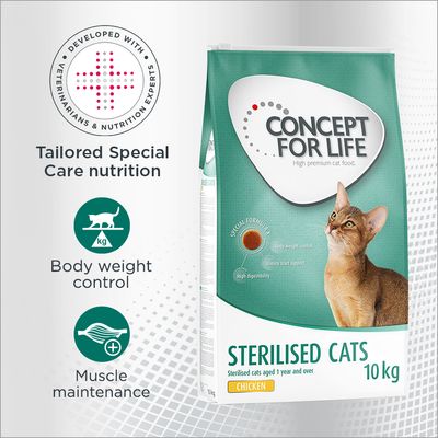 Concept for Life Sterilised Cats - Chicken 400g