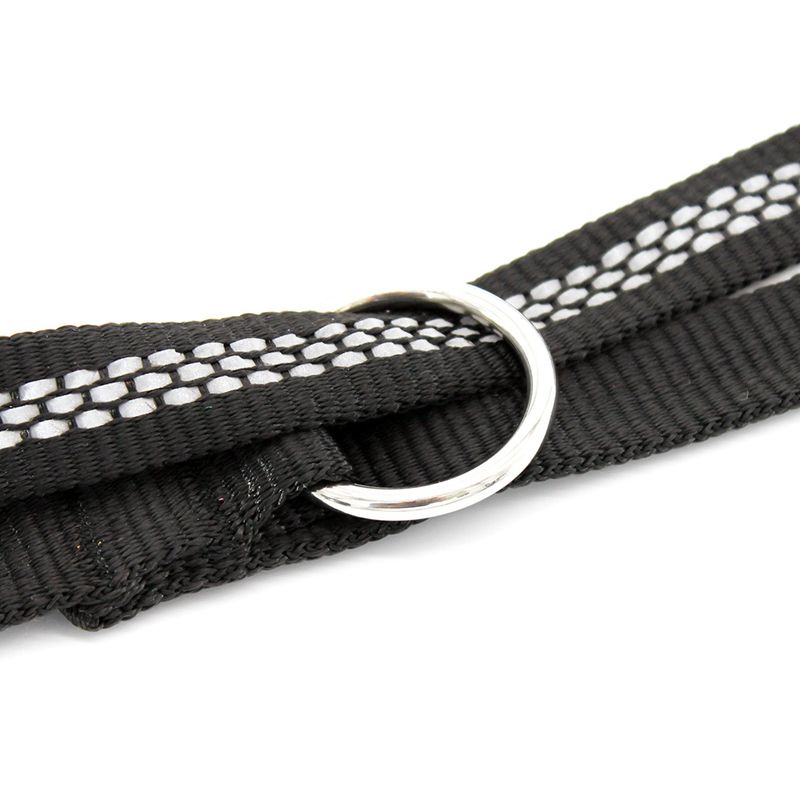 Home Adjustable lead with reflectors, black 300 cm long, 19 mm wide