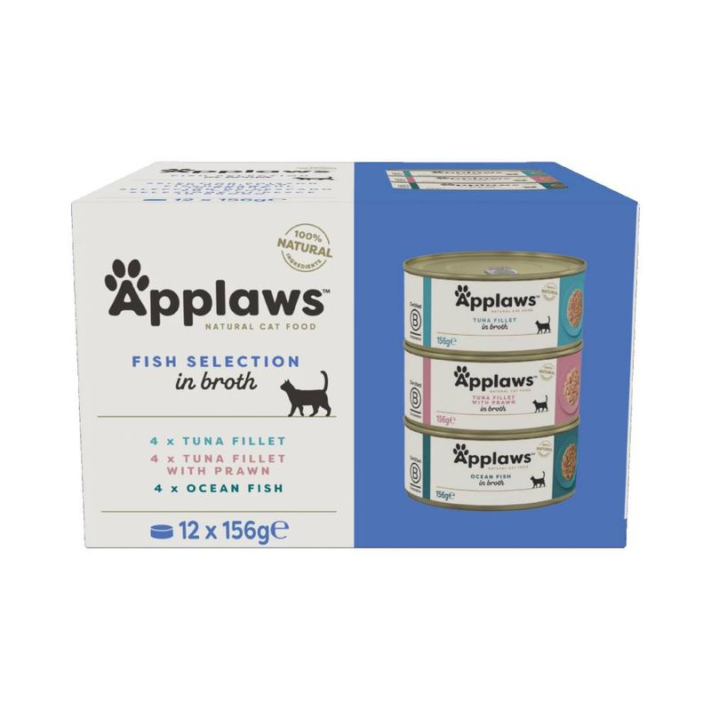 Applaws Cat Cans Mixed Pack 12 x 156g Chicken in Broth