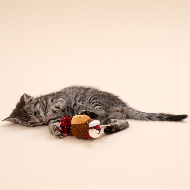 TIAKI Reindeer with Tinsel Ball Cat Toy 1 Toy