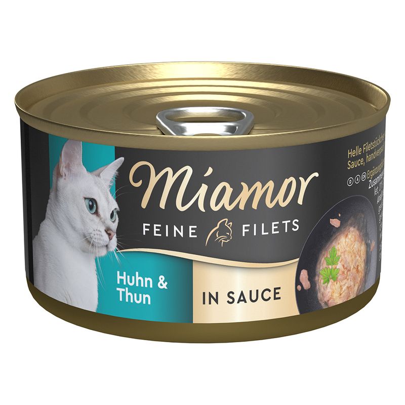 Miamor Fine Fillets in Sauce 24 x 85 g Pure chicken