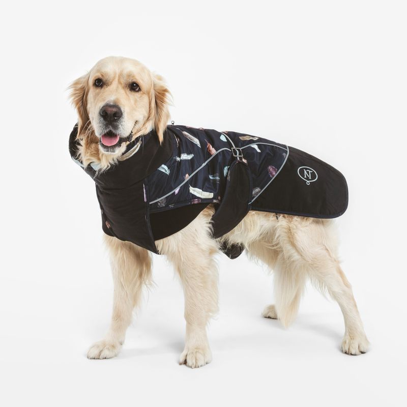 Nomad Tales Bloom Dog Coat - Midnight approx. 50cm Back Length