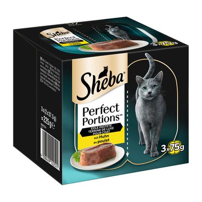 Sheba Perfect Portions Saver Pack 96 x 37.5g Chicken in Loaf
