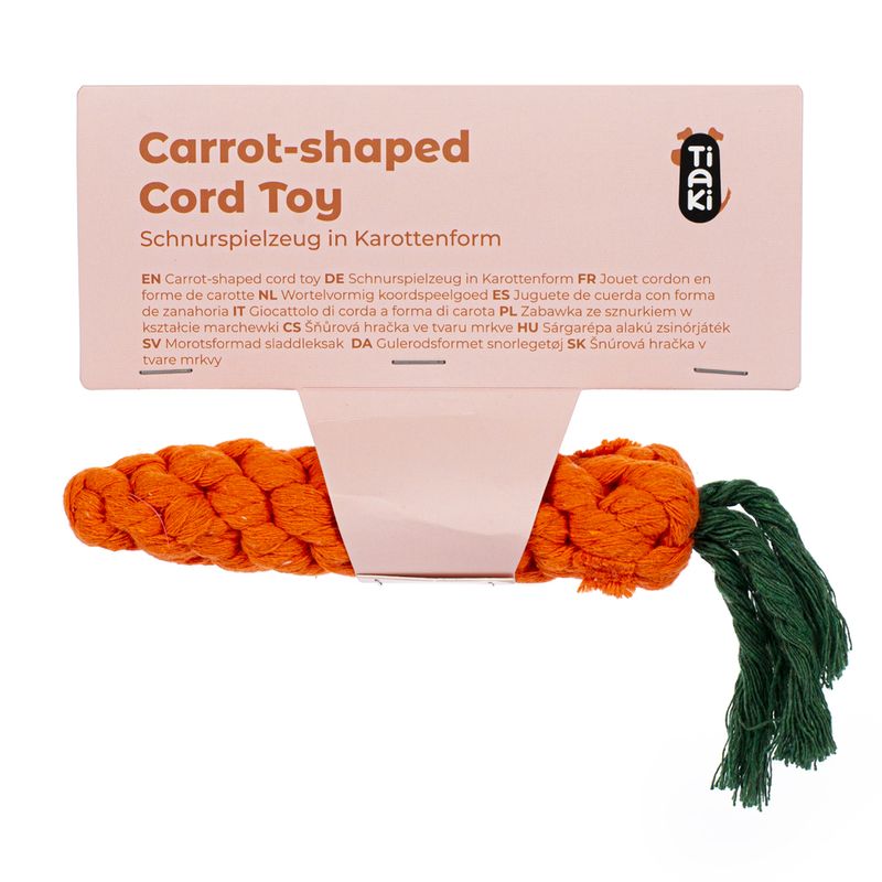TIAKI Dog Toy Carrot Ø 3,5 x L 22 cm