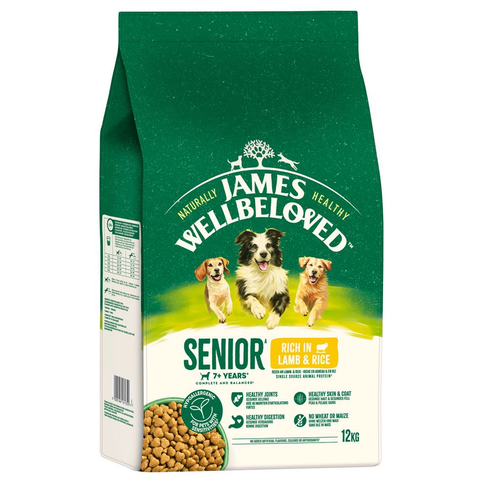James Wellbeloved Senior Dog Hypoallergenic Lamb & Rice 2kg