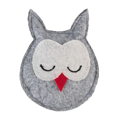 TIAKI Cat Toy Felt Owl with Catnip 1 piece