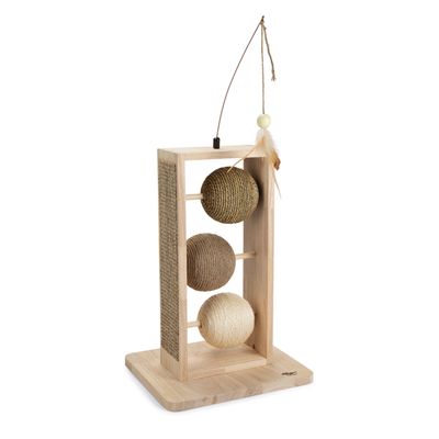 Designed by Lotte Wooden Lomax Scratching Ball 34.5 x 29.5 x 50cm (L x W x H)