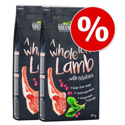 Greenwoods Economy Pack 2 x 12kg Turkey with Sweet Potatoes, Peas & Pumpkin