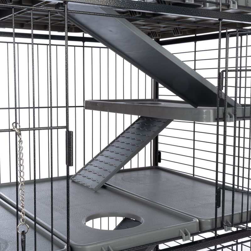 TIAKI Villa Small Pet Cage Main Cage: 79 x 52 x 99.5cm (L x W x H)