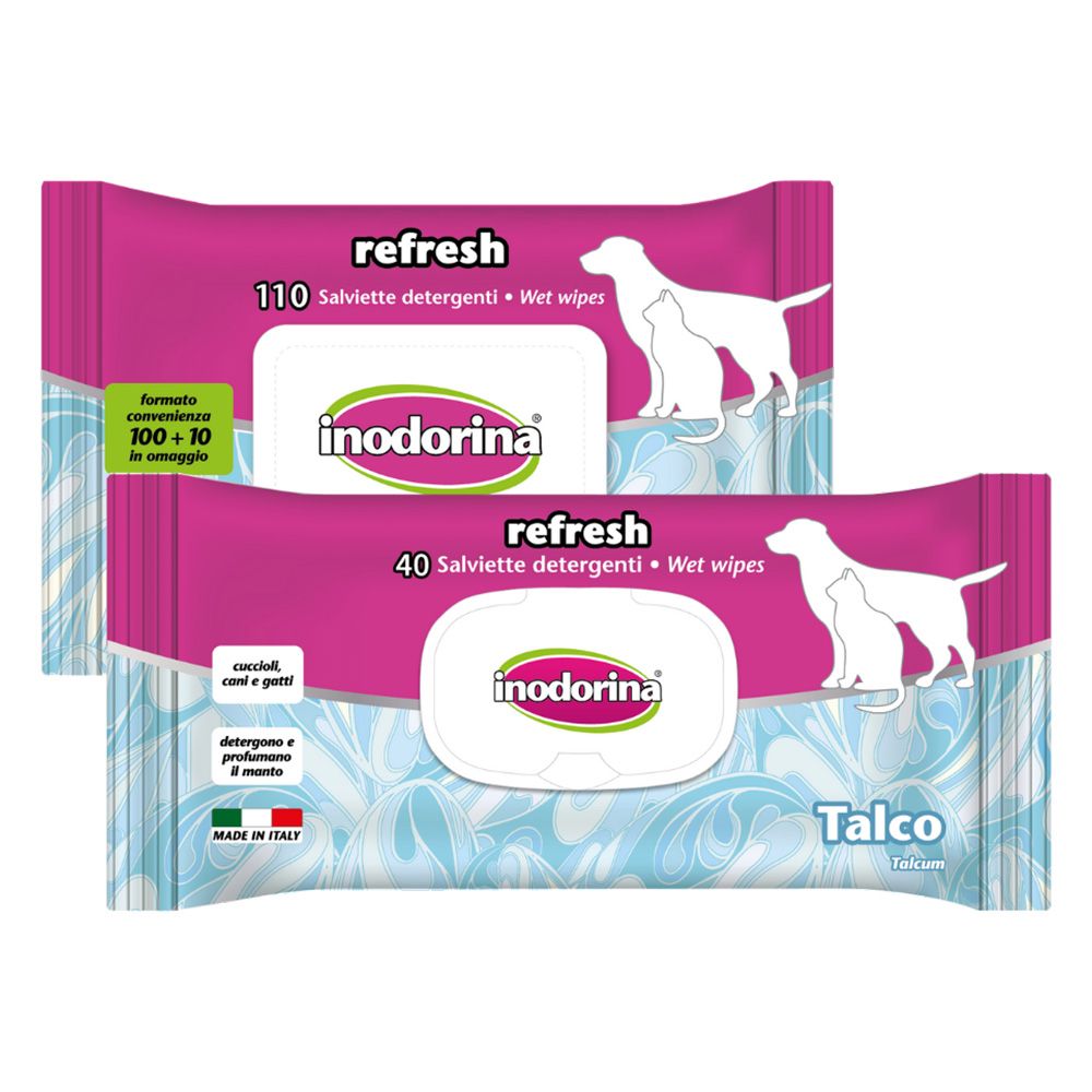 Inodorina Talc Wipes 40 pcs