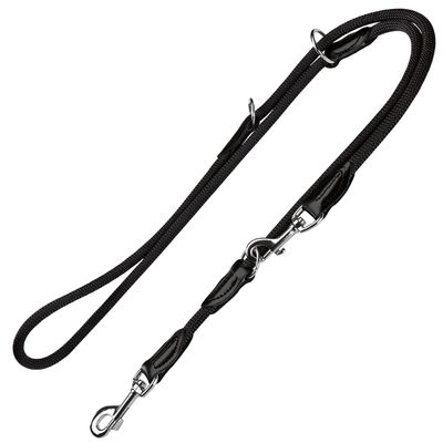 HUNTER Freestyle Adjustable Lead - Black 200cm