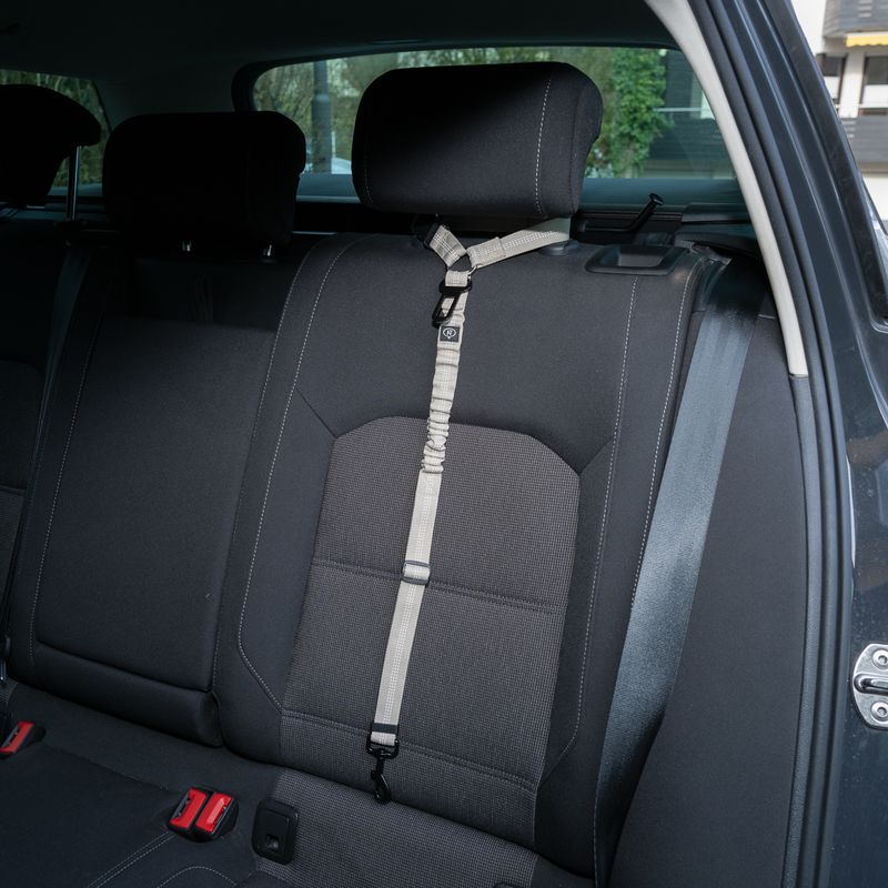 Nomad Tales Calma car seat belt for dogs 58 - 75 cm long, 25 mm wide (stone)