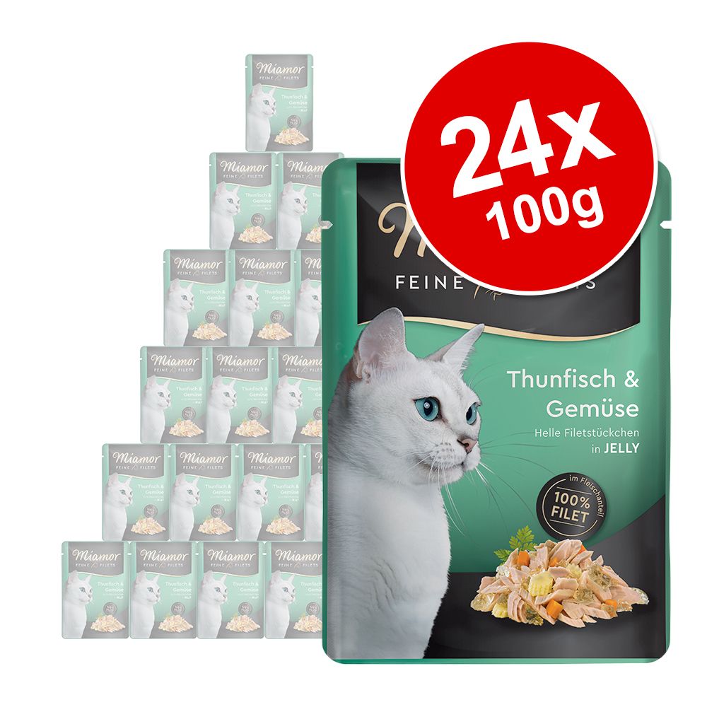 Miamor Fine Fillets Saver Pack 24 x 100g Mixed Pack (4 varieties)