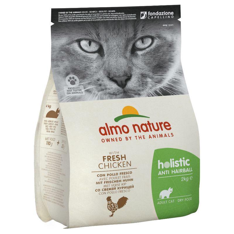 Almo Nature Holistic Anti Hairball - Chicken & Rice 2kg