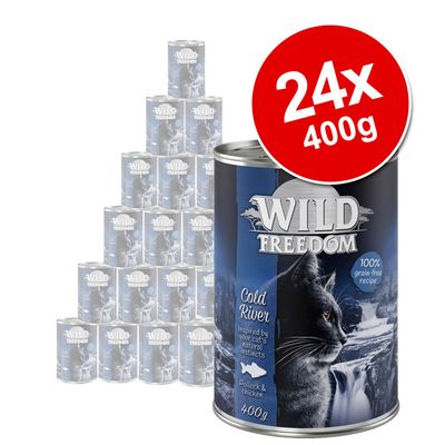 Wild Freedom Adult Saver Pack 24 x 400g Mixed Pack I (Chicken, Pollock, Lamb, Rabbit, Game)