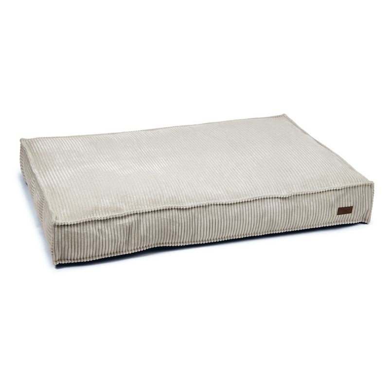 Designed by Lotte Ribbed Lounger Cushion - Light Grey approx. 70 x 55 x 15cm (L x W x H)
