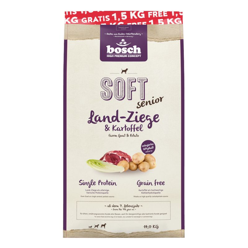 bosch Soft Senior Goat & Potato HPC Dog Food 2.5kg
