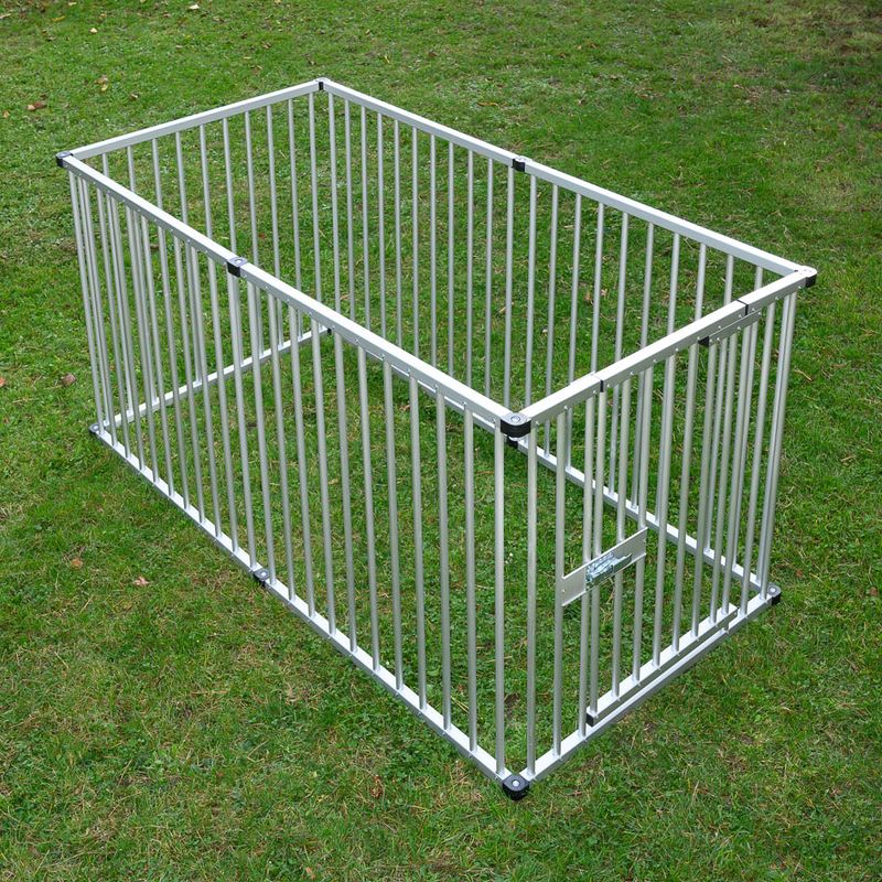 Aluminium Puppy Playpen 6 Fencing Units 80 x 80cm (W x H)