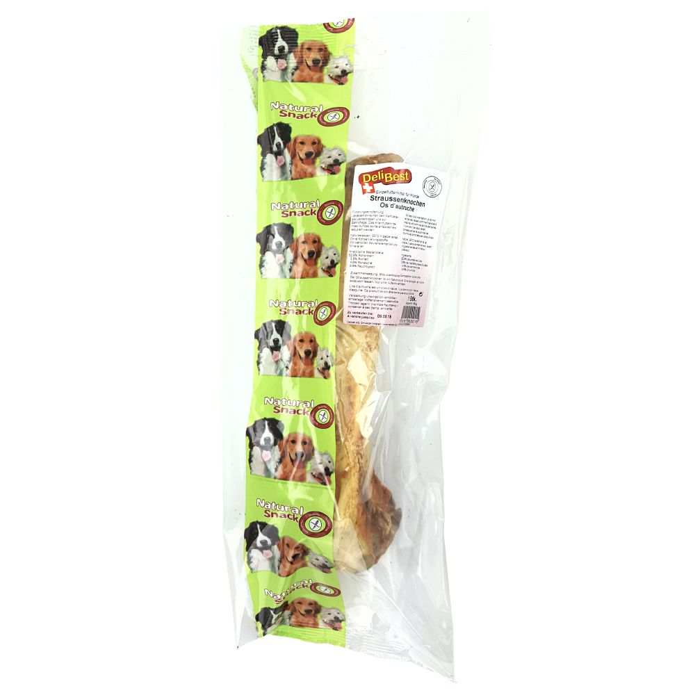 DeliBest Ostrich Bones XXL 1 Chew (approx. 30cm)