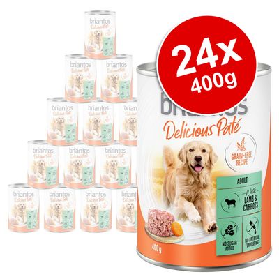 Briantos Delicious Paté Saver Pack 24 x 400g Mixed Pack (3 Varieties)