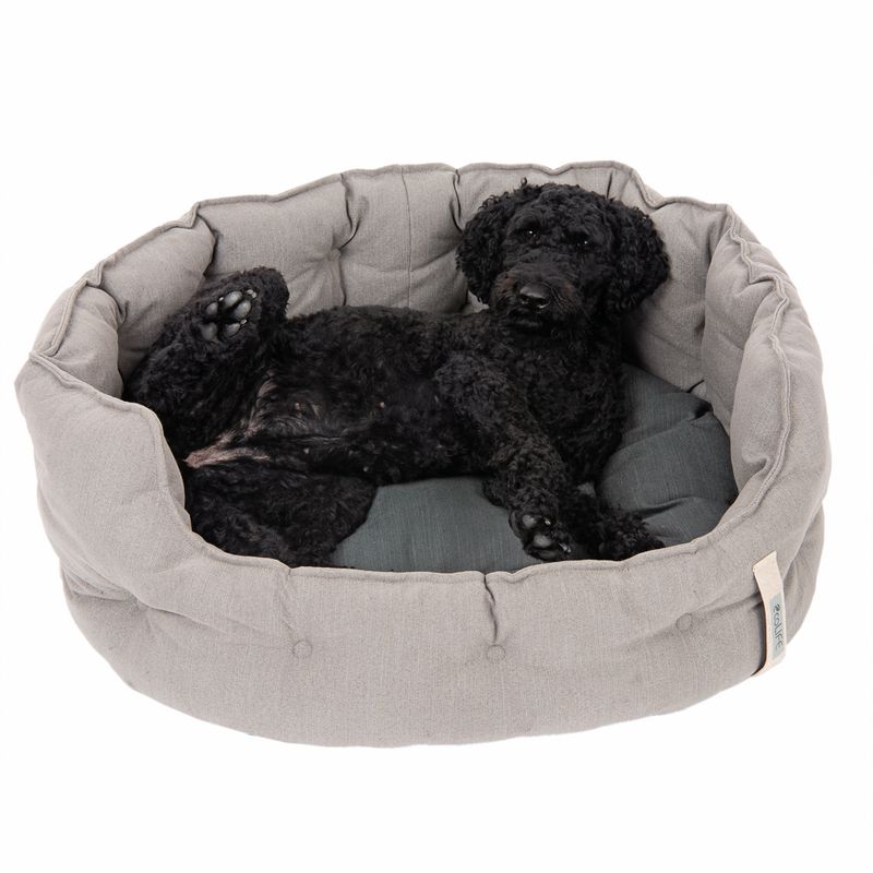 Cozy ecoLIFE Dog Bed Grey 64 x 60 x 30 cm (L x W x H)