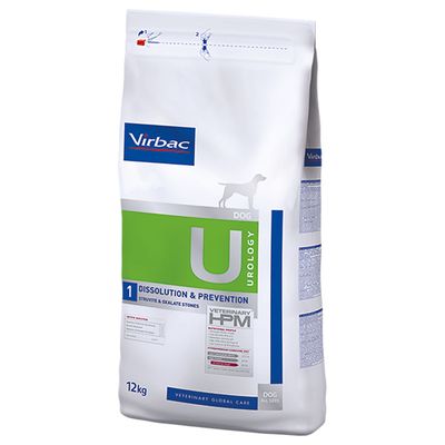 Virbac Veterinary HPM Dog Urology Dissolution & Prevention U1 12 kg