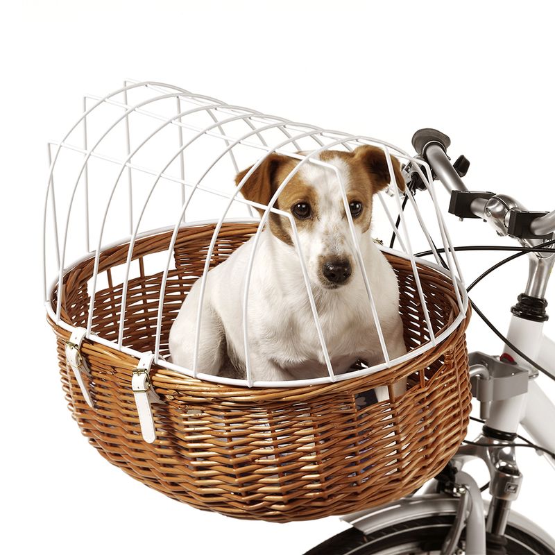 Aumüller Bicycle Basket with Wire (Handle Bar Mount) Standard: approx. 52 x 38 x 39 cm (L x W x H)