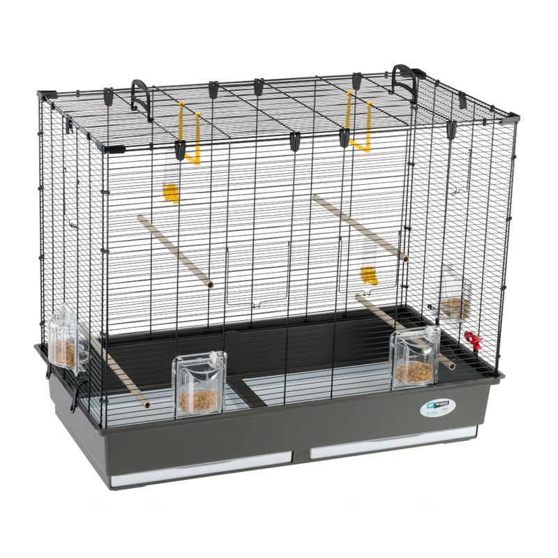 Ferplast Piano 6 Bird Cage Brown / Black: 87 x 46.5 x 70cm (L x W x H)
