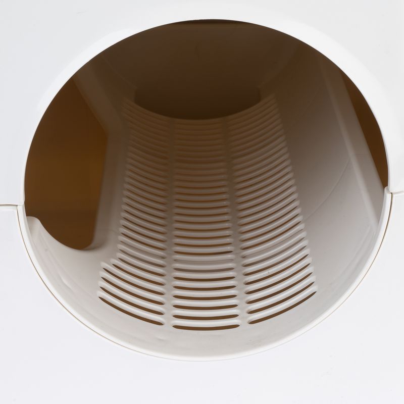 TIAKI Rex Covered Litter Box White