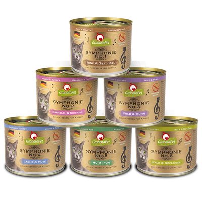 GranataPet Symphonie tasting pack 6 x 200 g Tasting package (6 varieties)