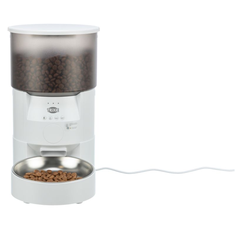 Trixie TX-S Smart Automatic Feeder Up to 3 Litres of Dry Food - White